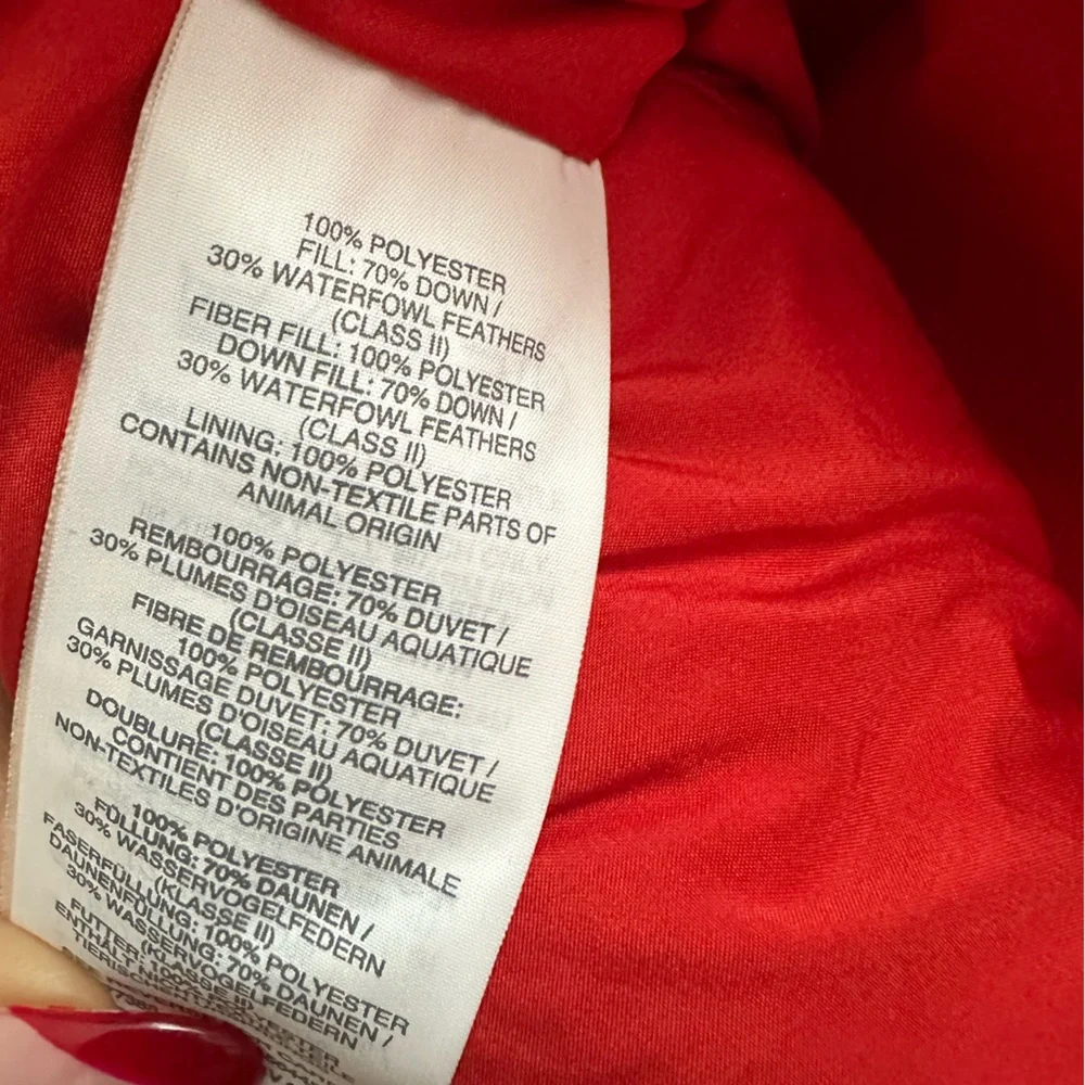 J Crew Women’s Plaid Red & Blue Quilted Down Filled Full Zip Vest Size XS - Picture 3 of 6